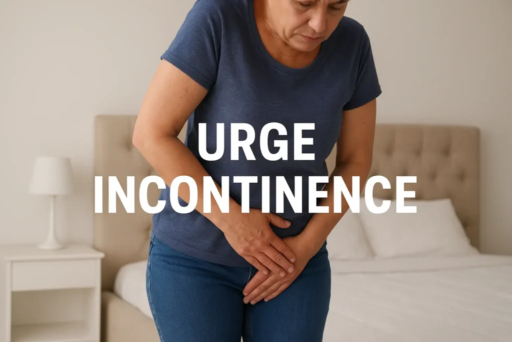 how to manage urge incontinence Rushden symptoms