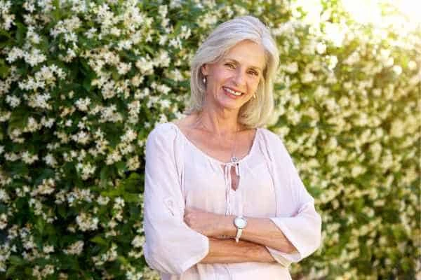 Older woman happy with urinary incontinence treatment Rushden