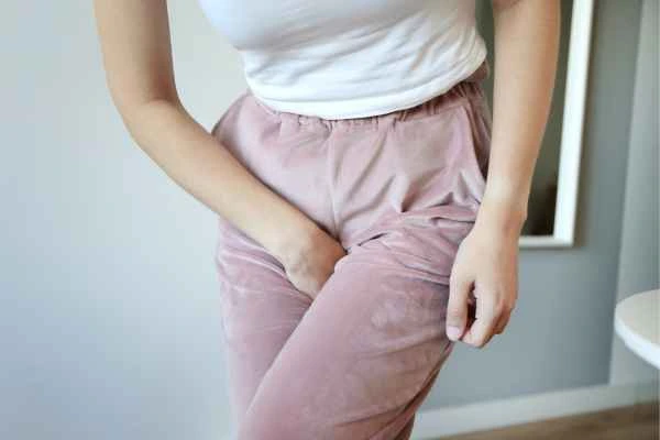 woman struggling with urine incontinence Rushden