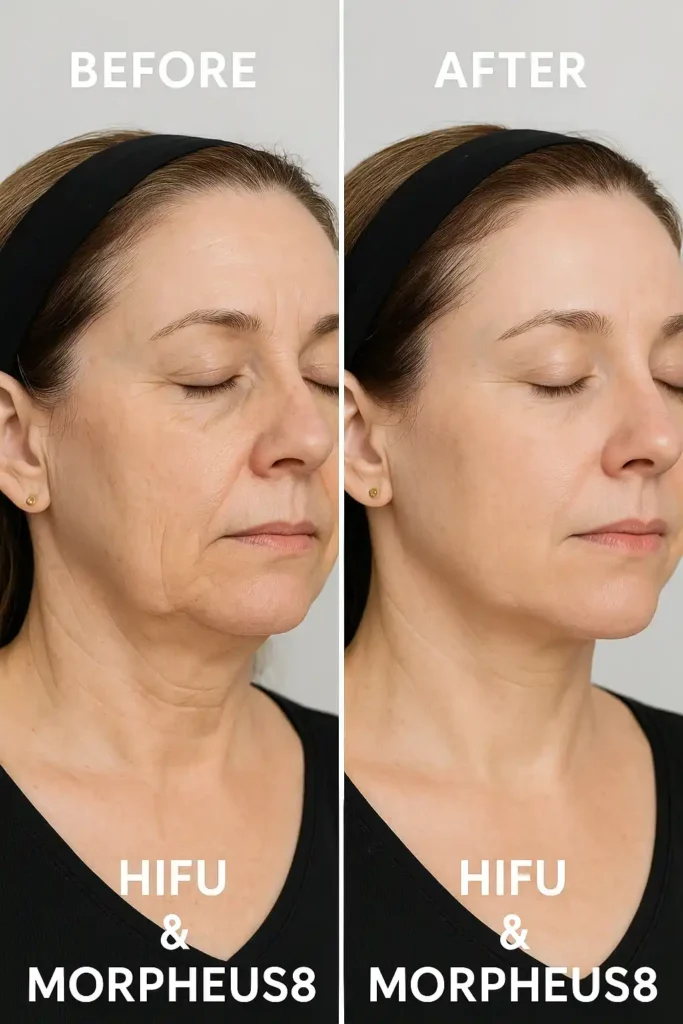 HIFU & Morpheus8 treatment results Rushden - book in today!