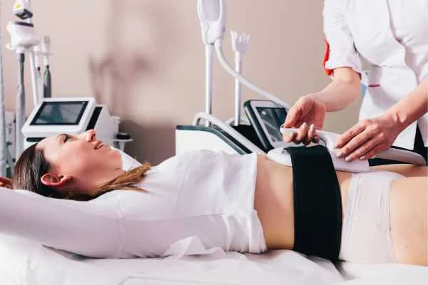woman having body sculpting to help improve her body image and her mental health Rushden